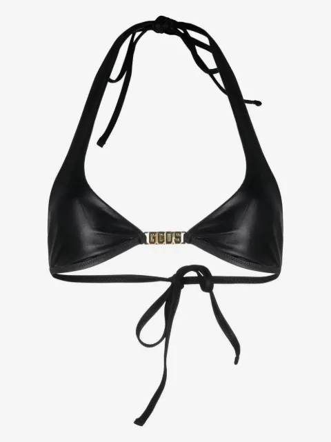 GCDS top de bikini con cuello halter