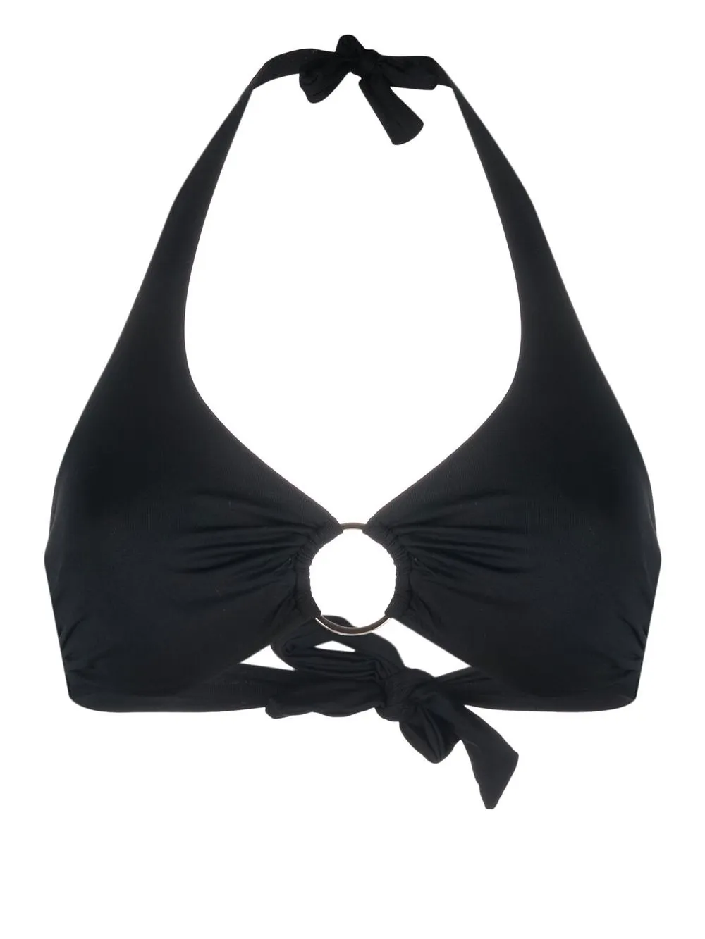 

Melissa Odabash halterneck tie bikini top - Black