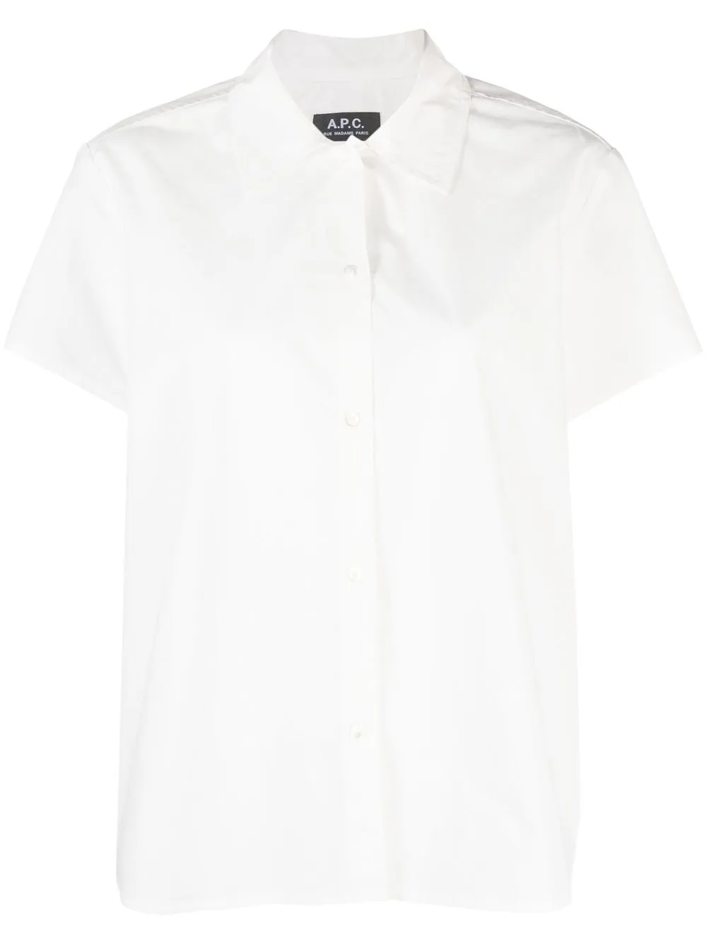 A.P.C. short-sleeve button-fastening shirt - White