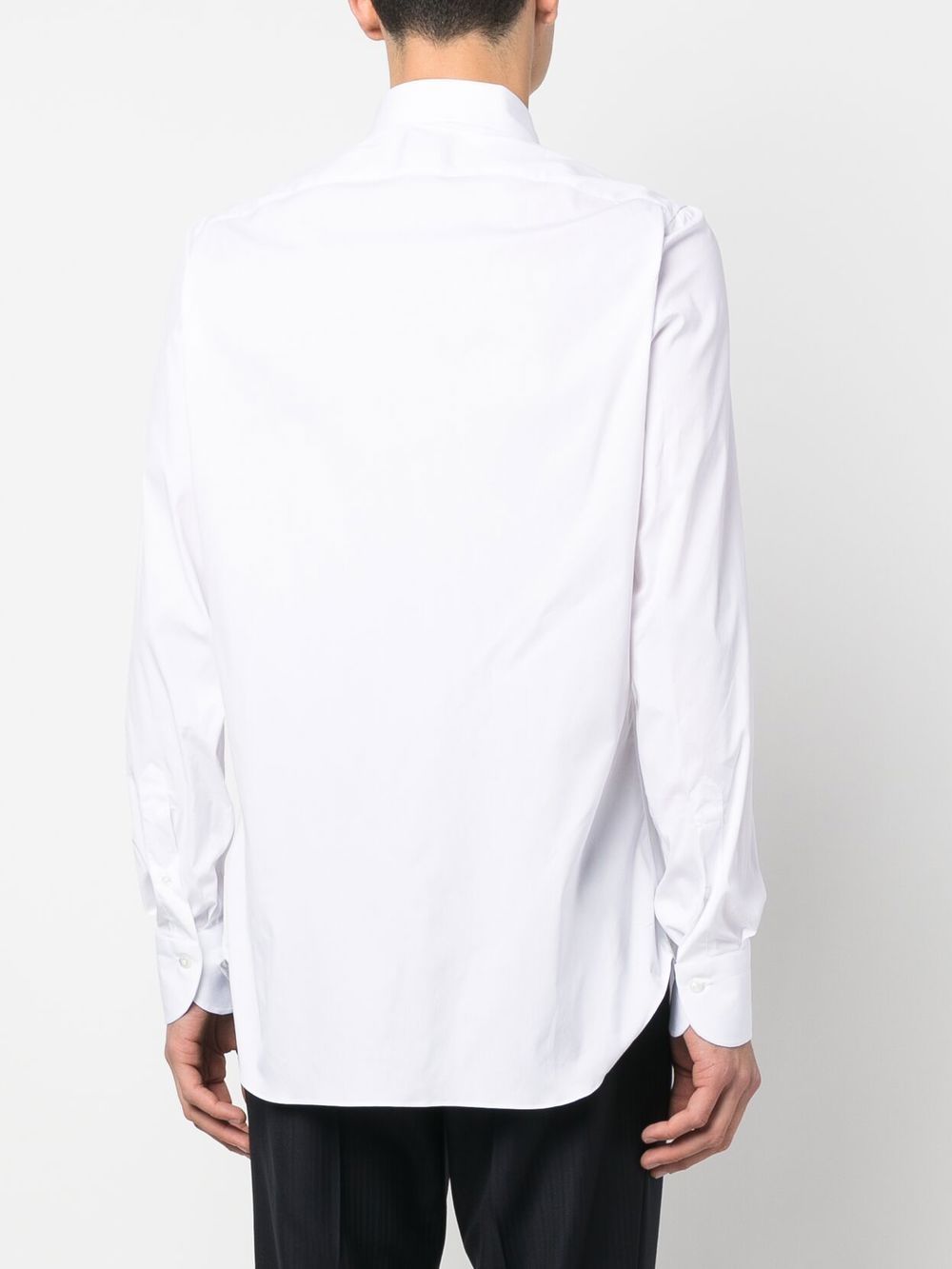 Shop Finamore 1925 Napoli Cotton Button-up Shirt In White