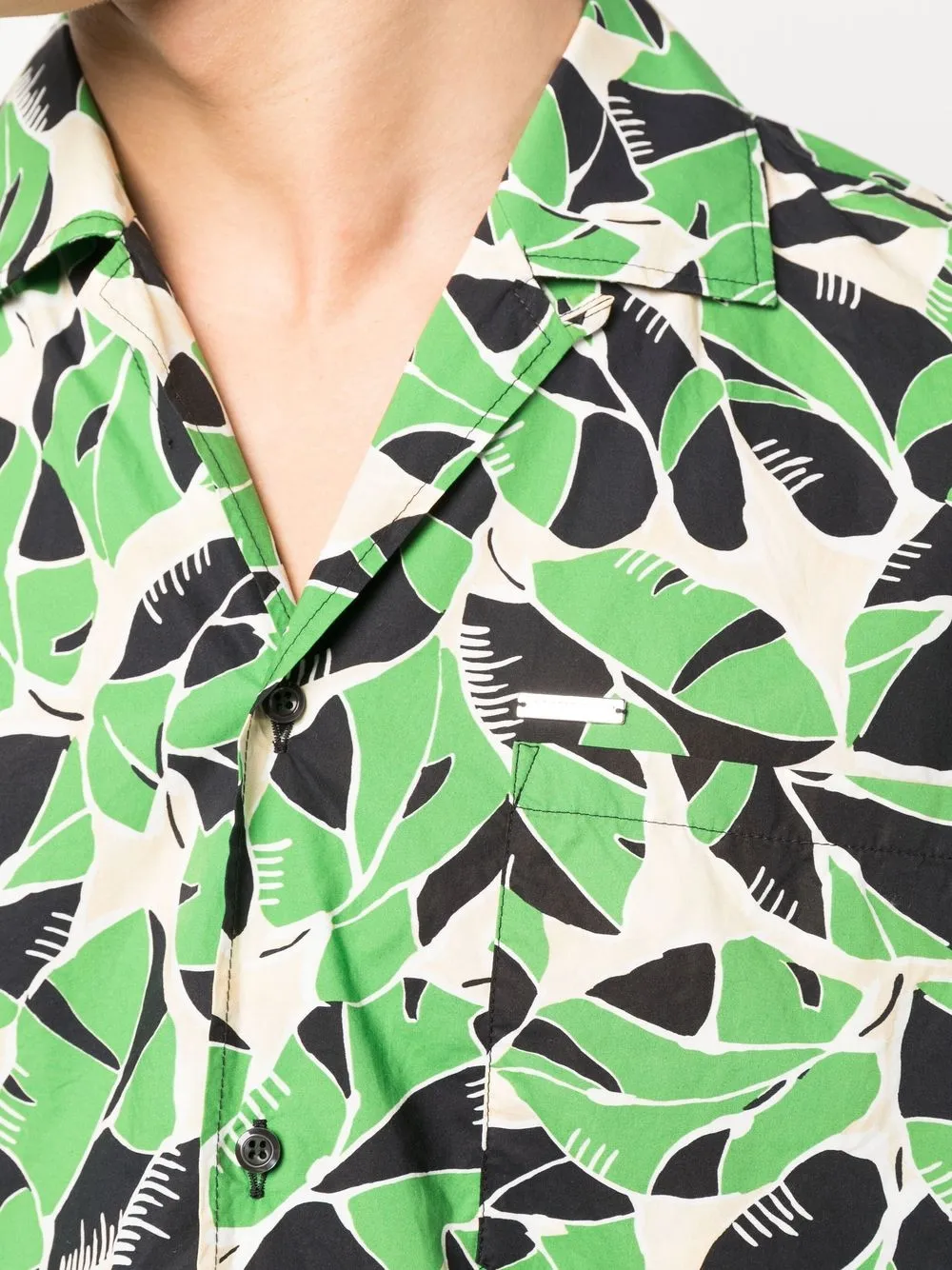 DSQUARED2 BOTANICAL-PRINT SHORT-SLEEVED SHIRT