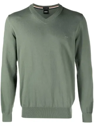 Boss hotsell green jumper