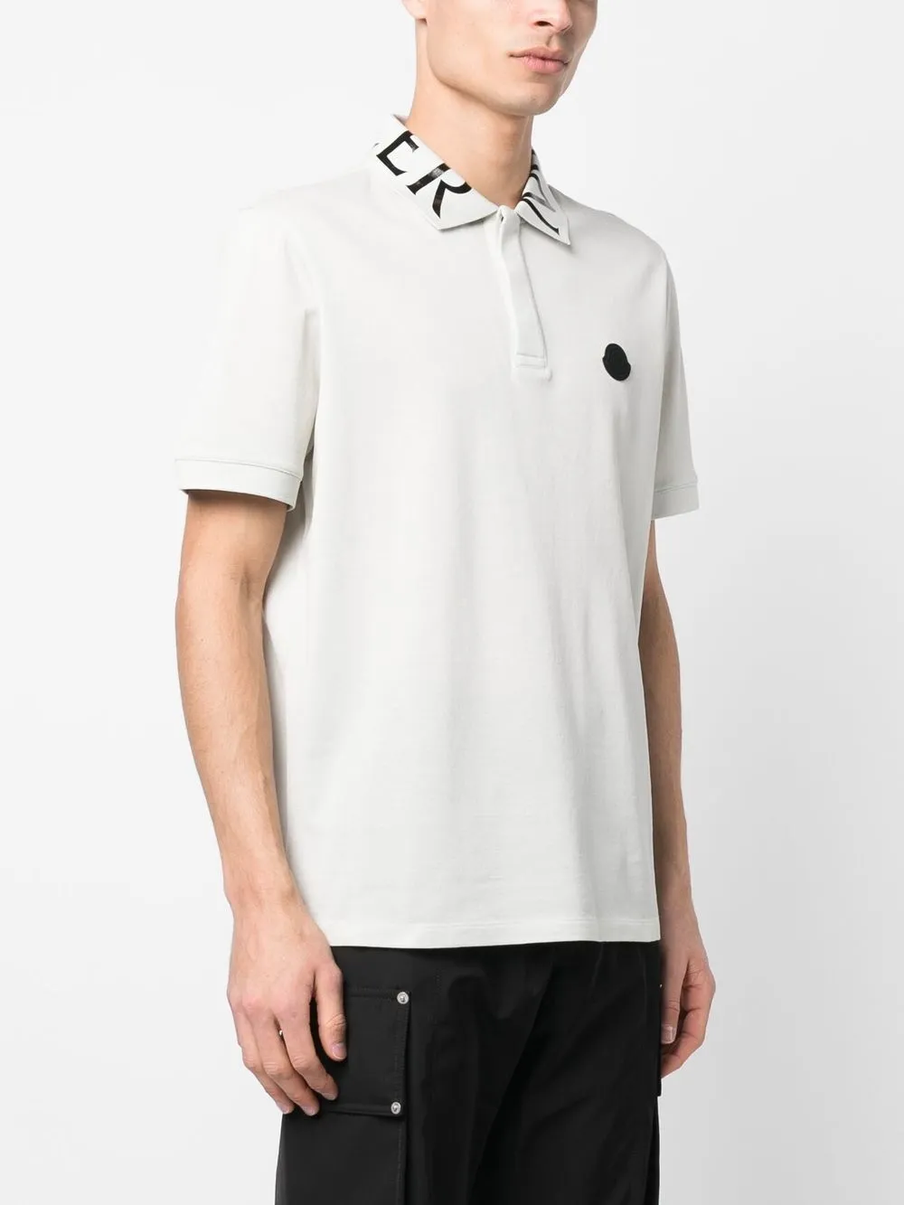 image 3 of moncler logo领polo衫