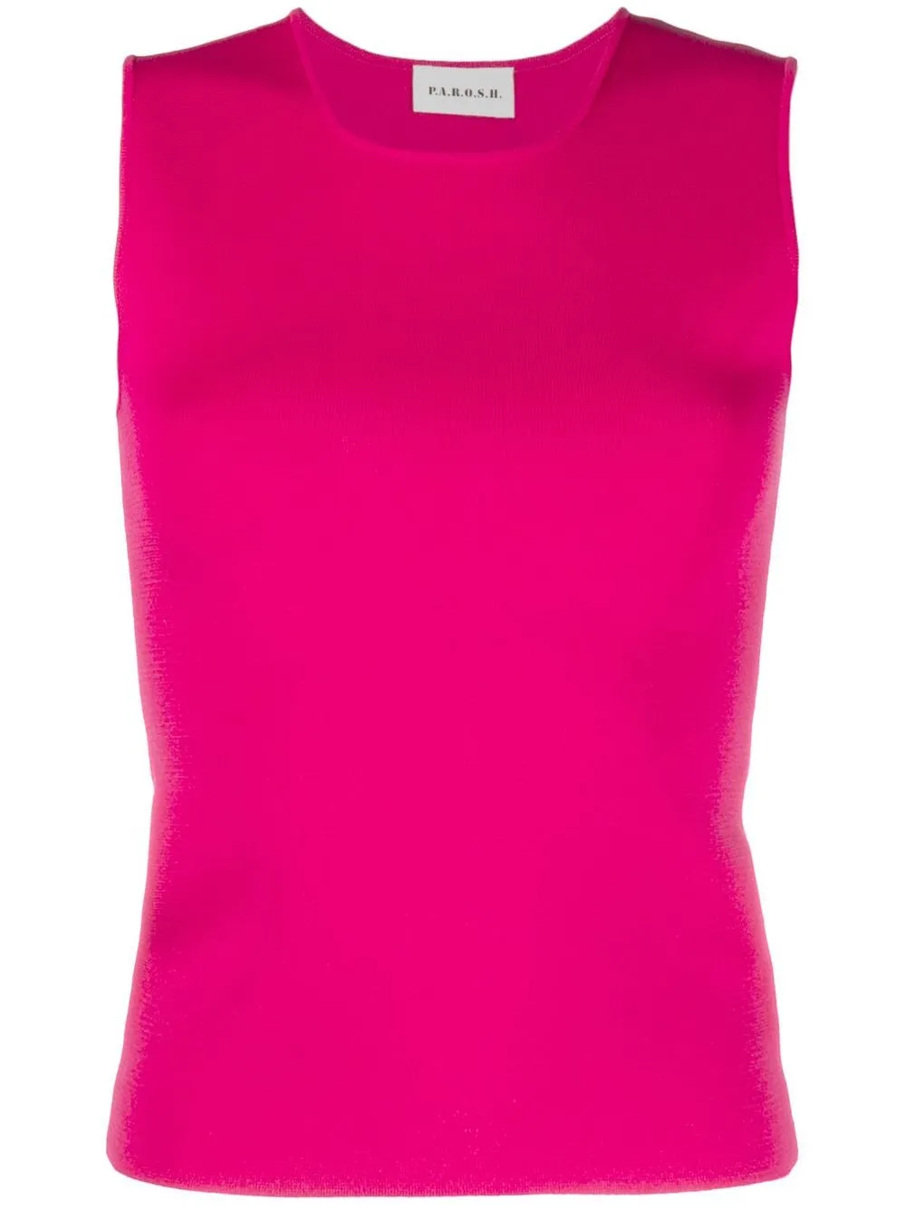 P.a.r.o.s.h Knitted Sleeveless Top In Pink