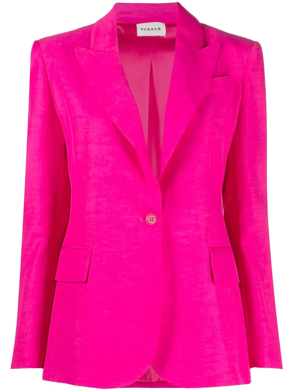 

P.A.R.O.S.H. peak-lapels single-breasted blazer - Pink