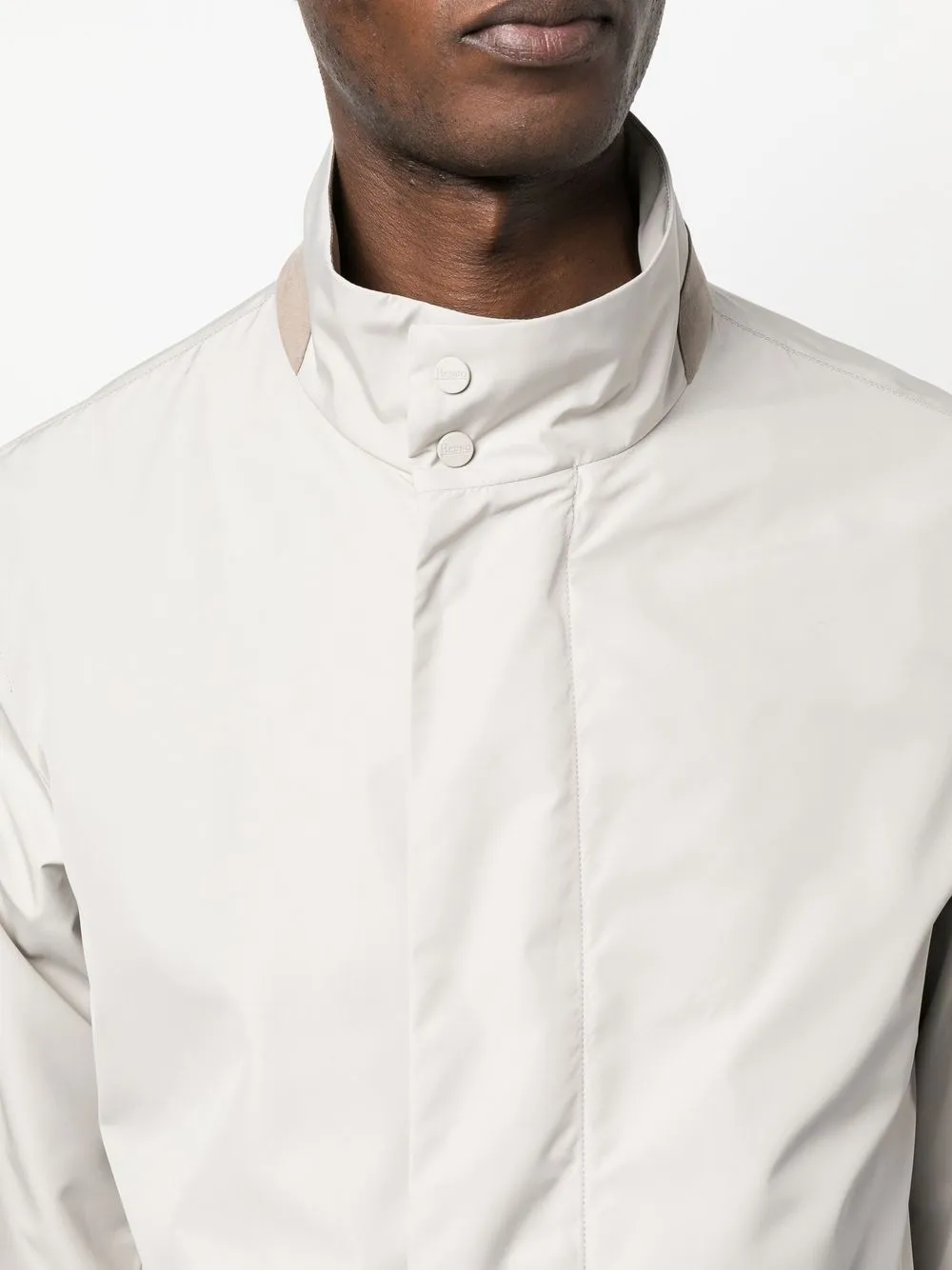 Herno Parka Coat In Neutrals