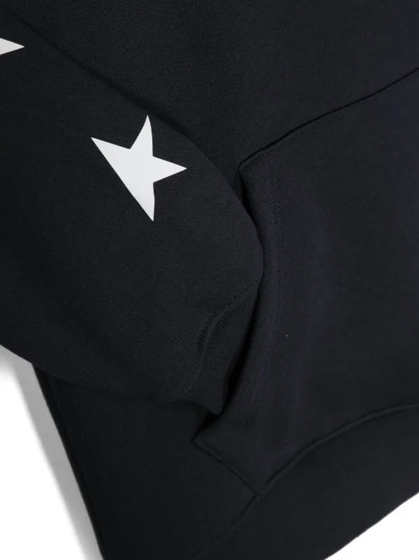 Golden Goose Kids スタープリント パーカー | ブルー | FARFETCH JP
