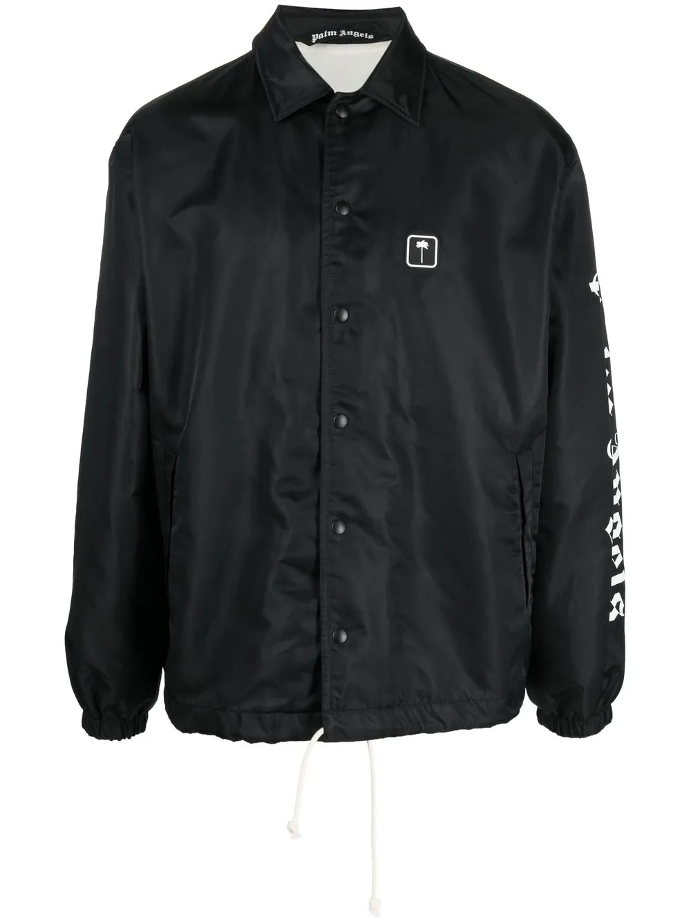 

Palm Angels logo-patch bomber jacket - Black