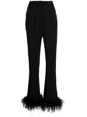 Pantalones con tiro alto de marca para mujer - FARFETCH