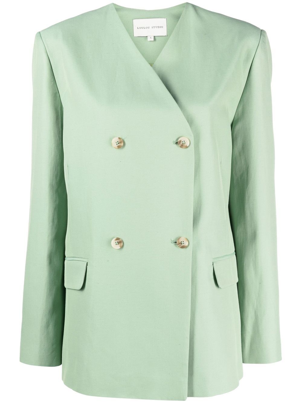 LOULOU STUDIO DOUBLE-BREASTED BLAZER
