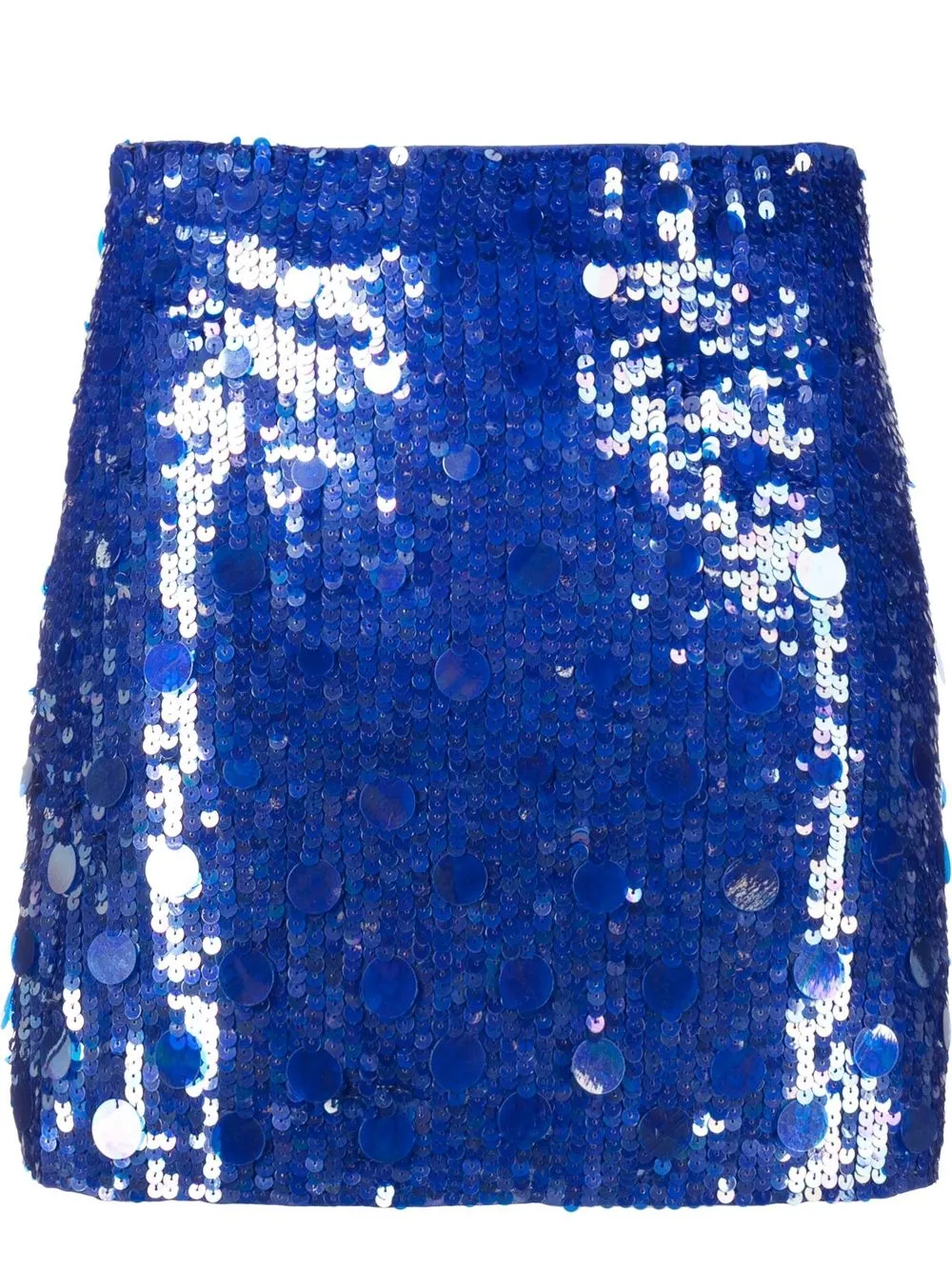 

P.A.R.O.S.H. high-waisted sequin skirt - Blue