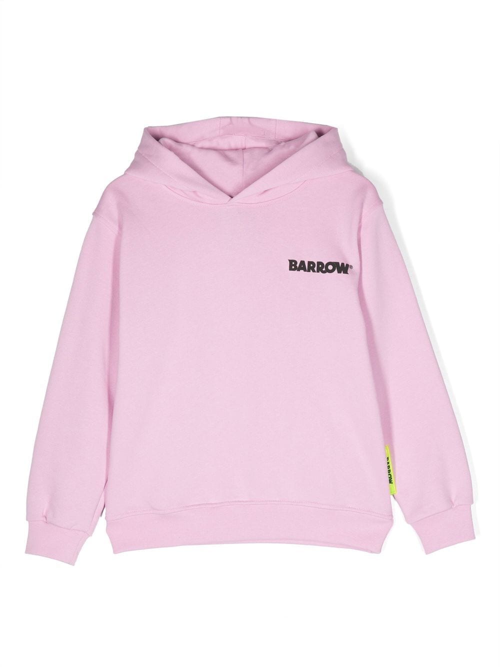 Shop Barrow Logo-print Detail Hoodie In Pink