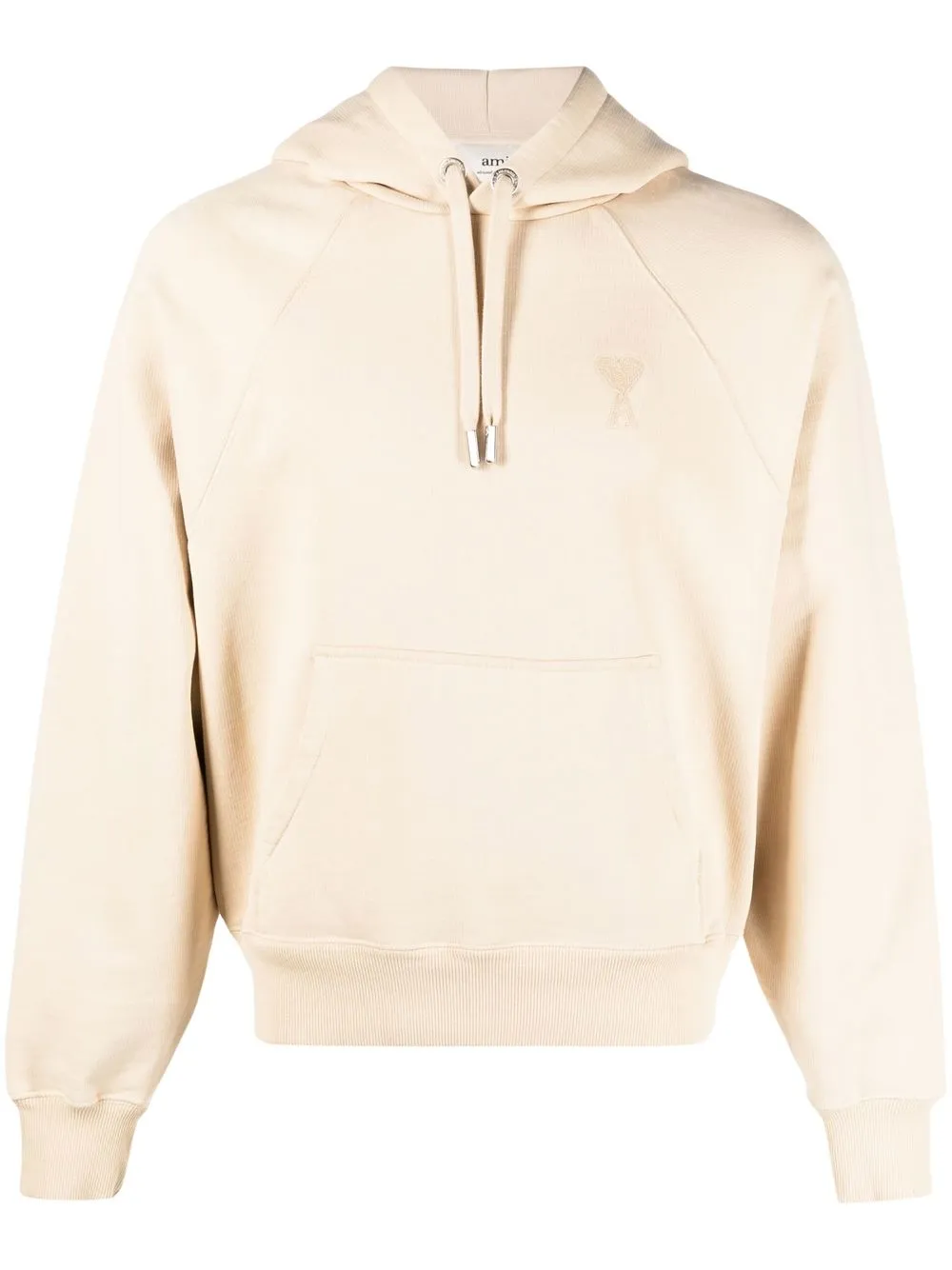 

AMI Paris Ami De Coeur long-sleeve hoodie - Neutrals