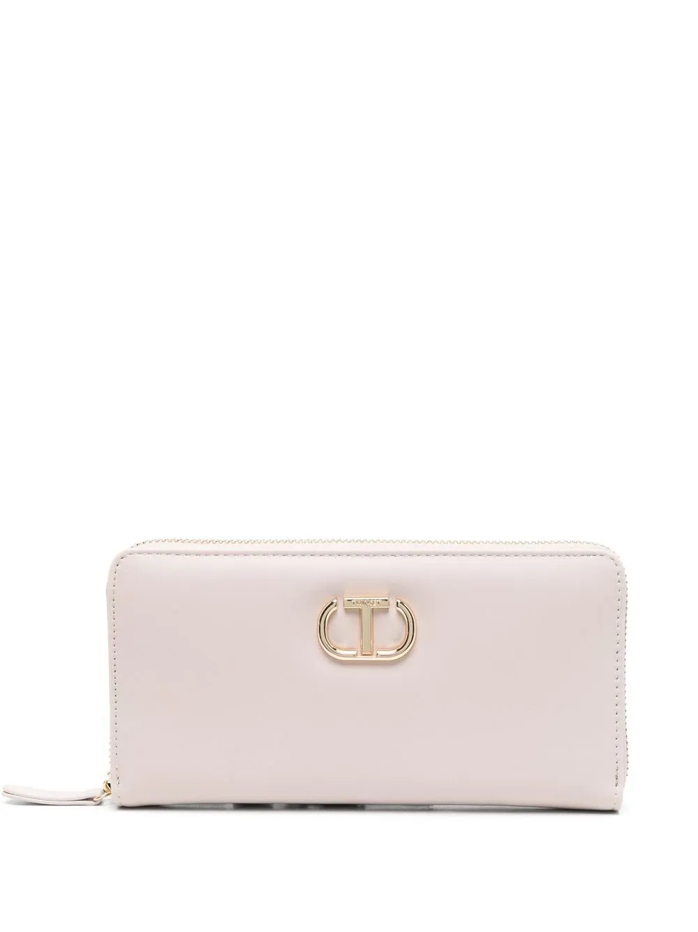 

TWINSET logo-plaque wallet - Pink