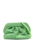 Themoirè Bios re-fur clutch bag - Green