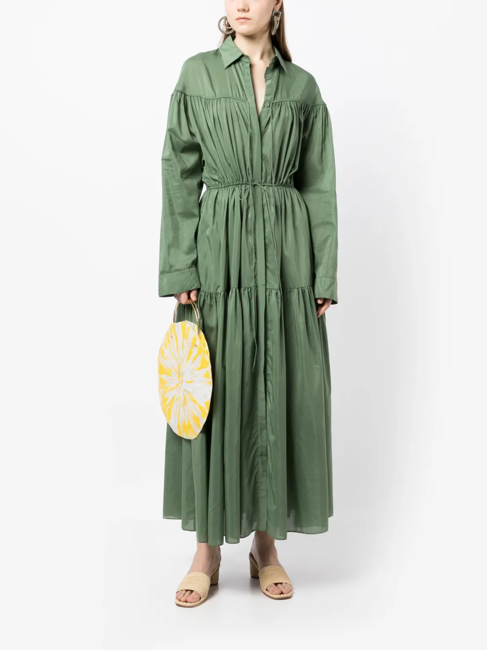 Matteau Geplooide jurk - Groen