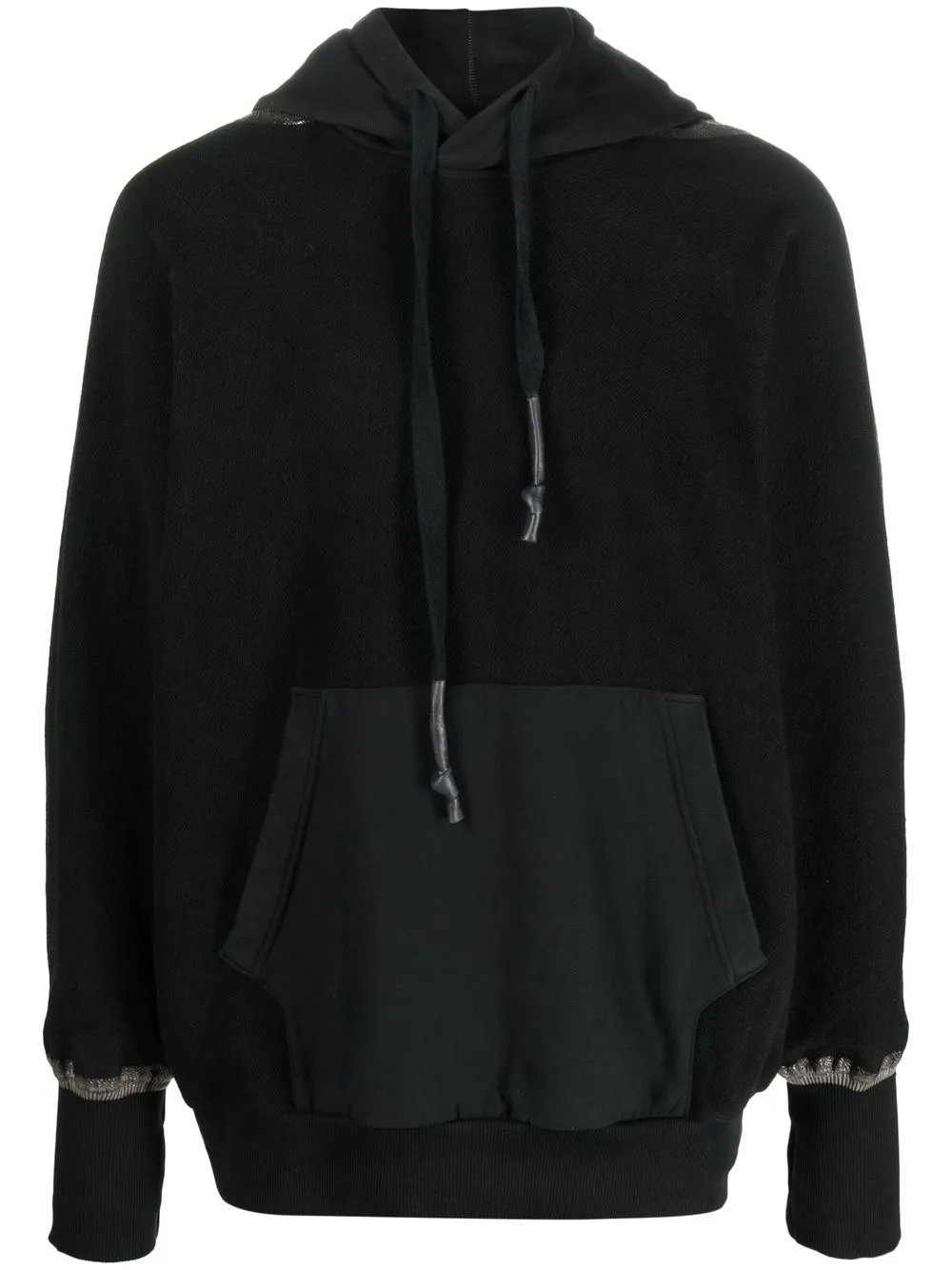 

Isaac Sellam Experience textured-detail hoodie - Black