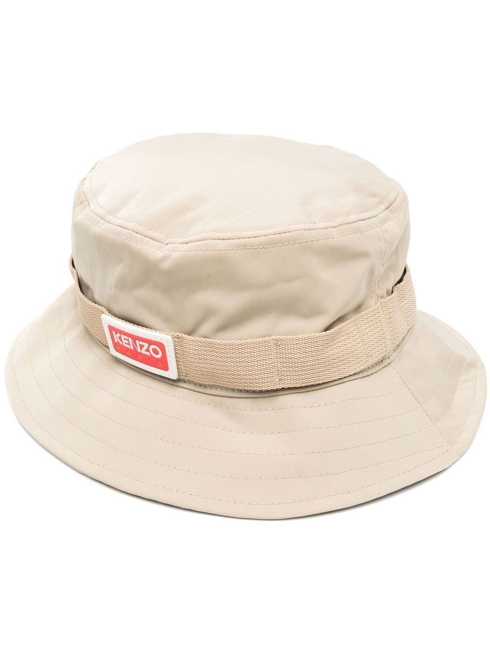 Image 1 of Kenzo side logo-patch detail bucket hat