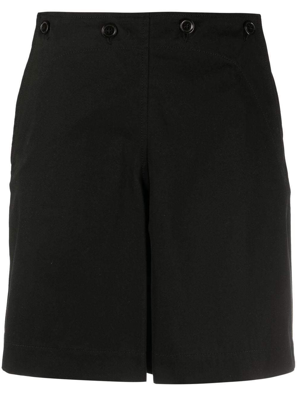 Kenzo Decorative-button-detail Shorts In Black