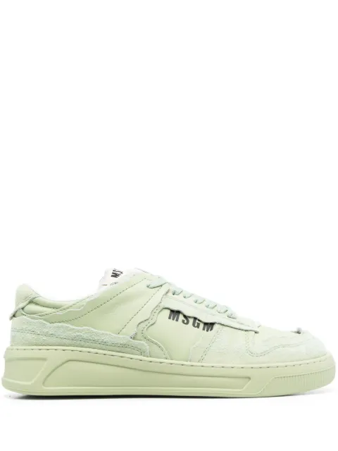 MSGM panelled low-top sneakers