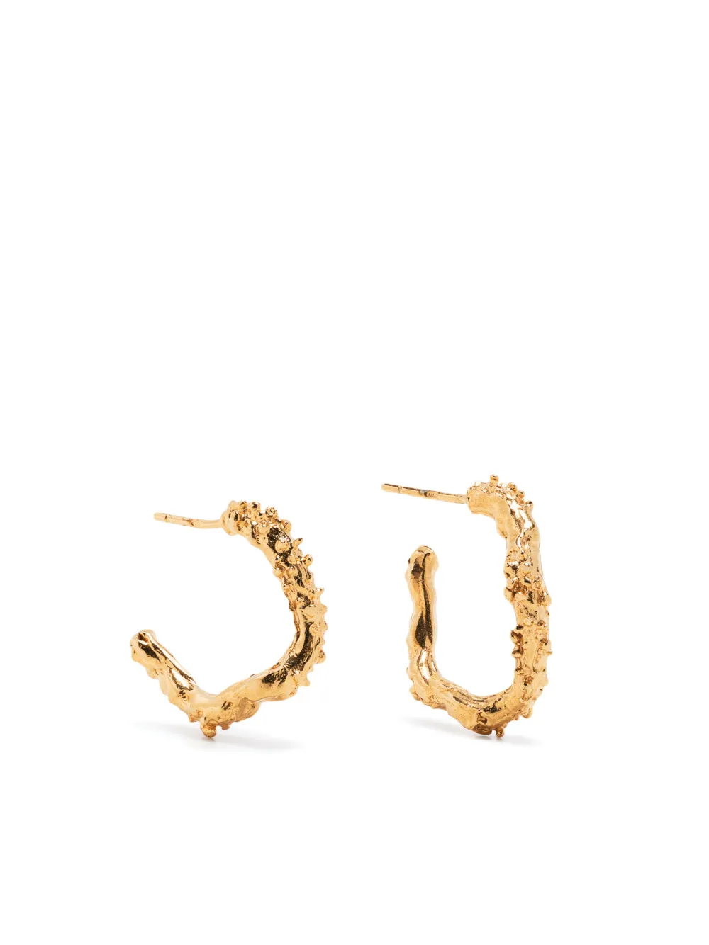 ALIGHIERI LUNAR ROCKS HOOP EARRINGS