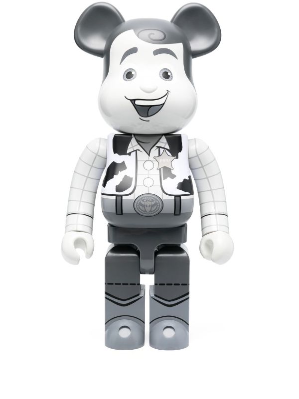 新作超歓迎 ヤフオク! - BE＠RBRICK ベアブリック WOODY B&W Ver. 1000