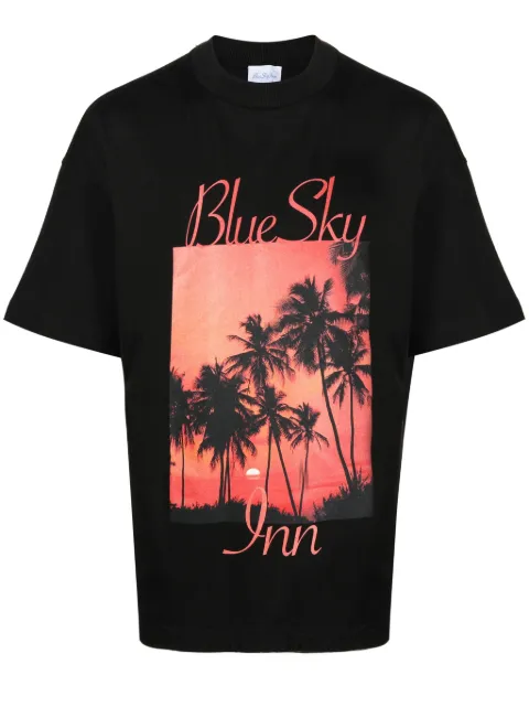 BLUE SKY INN photograph-print short-sleeve T-shirt