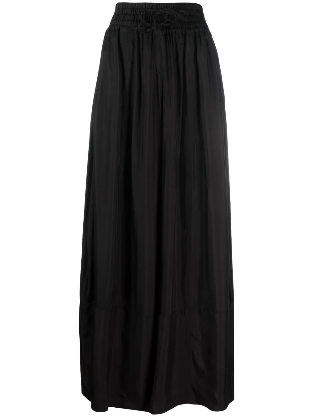 

Jil Sander elasticated-waist flared trousers - Black