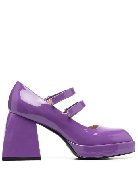 Nodaleto square-toe leather sandals