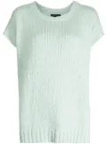 Eileen Fisher round-neck knitted top - Green