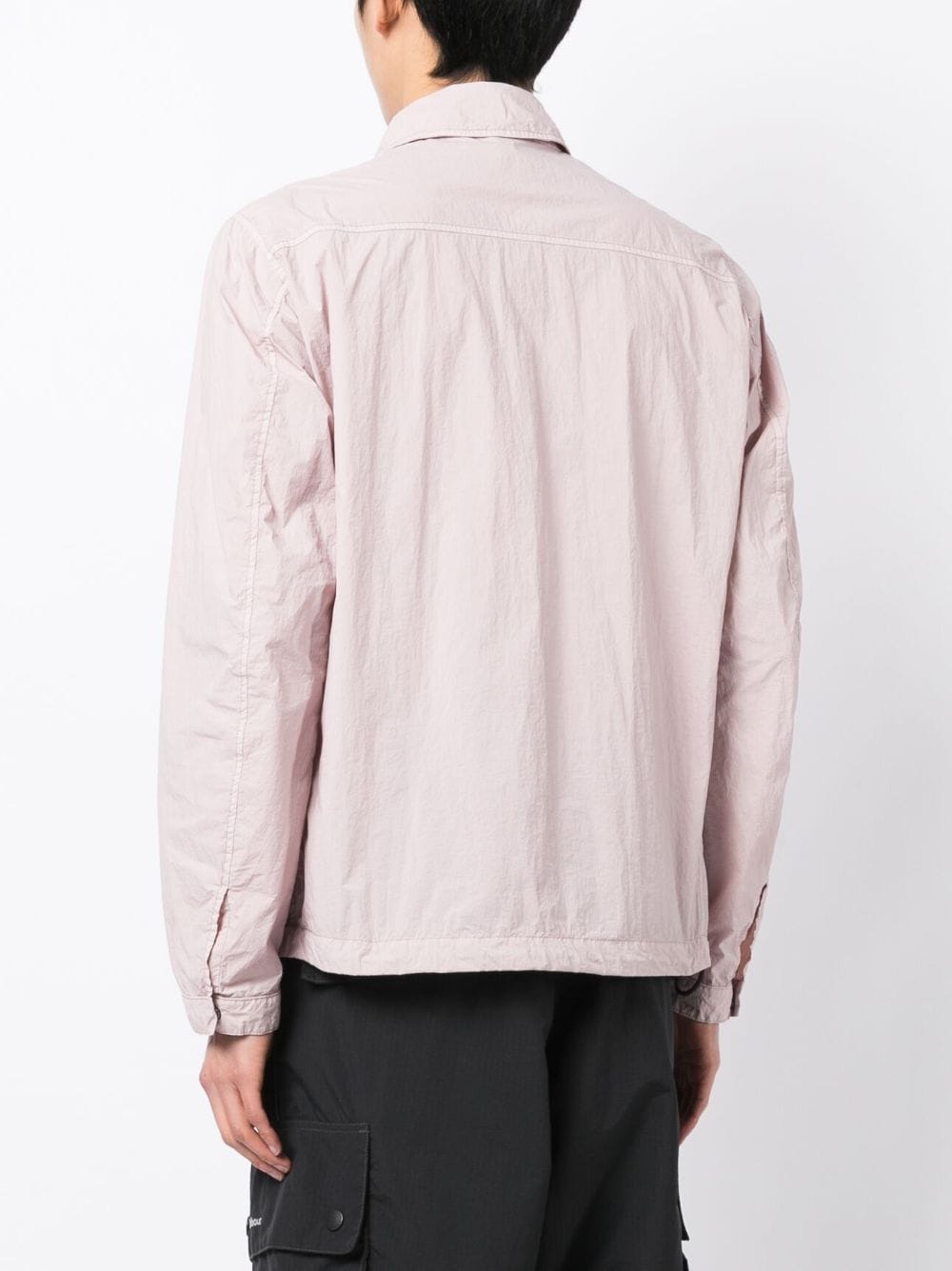 Shop Ten C Chest-pocket Zip-up Jacket In Rosa