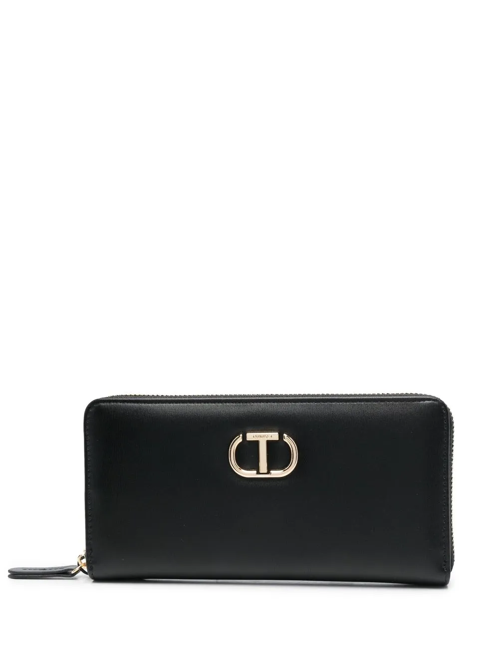 

TWINSET cartera con placa del logo - Negro