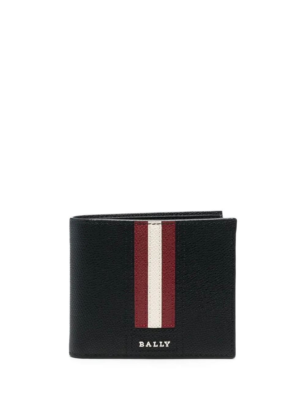 

Bally stripe-detail folding wallet - Black