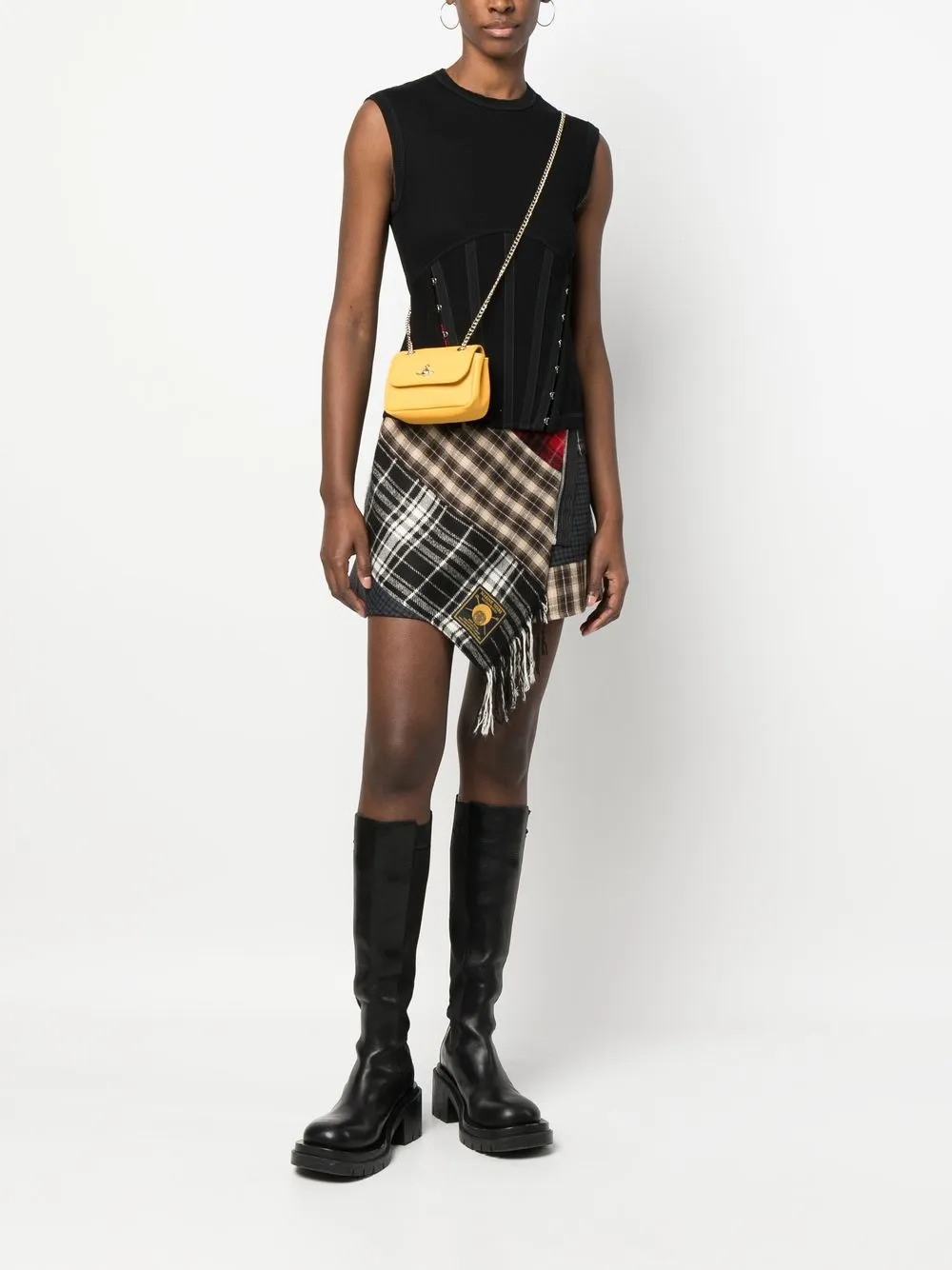 Vivienne Westwood Saffiano Small Leather Crossbody Bag Farfetch