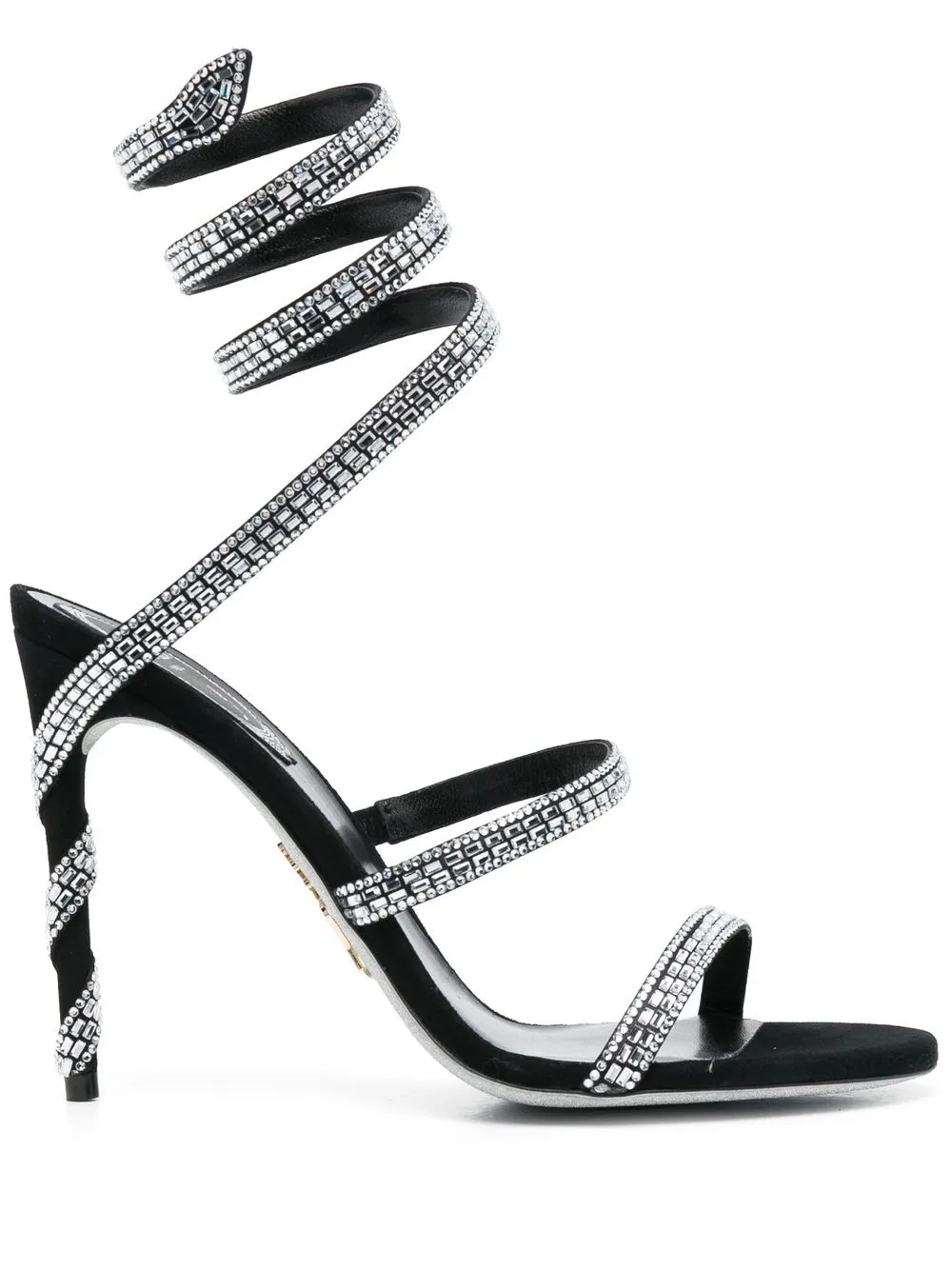 

René Caovilla crystal-embellished 110mm sandals - Silver