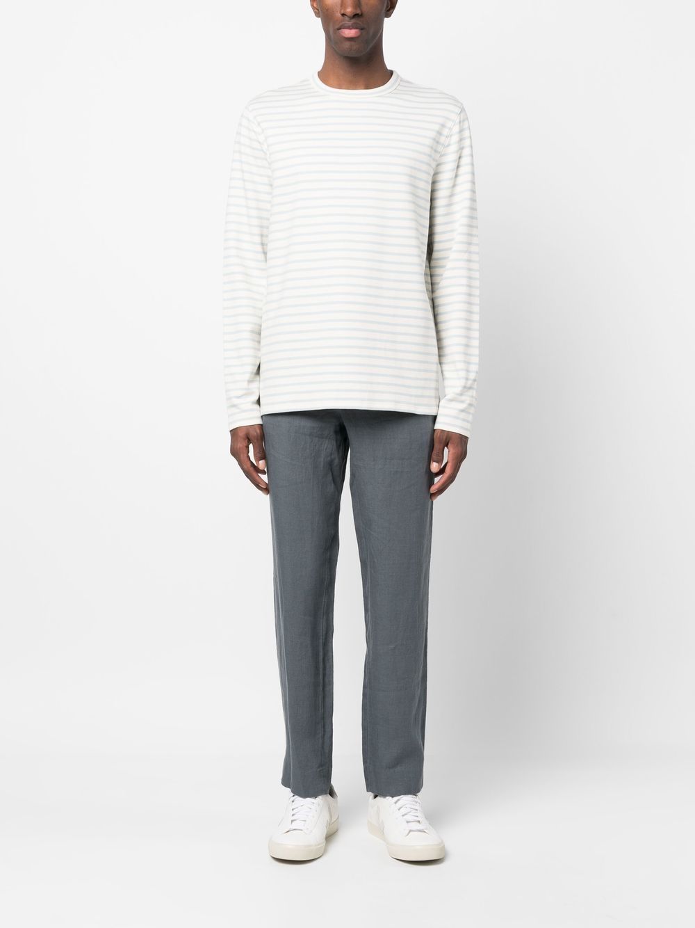 Vince horizontal-stripe Pattern Sweatshirt - Farfetch