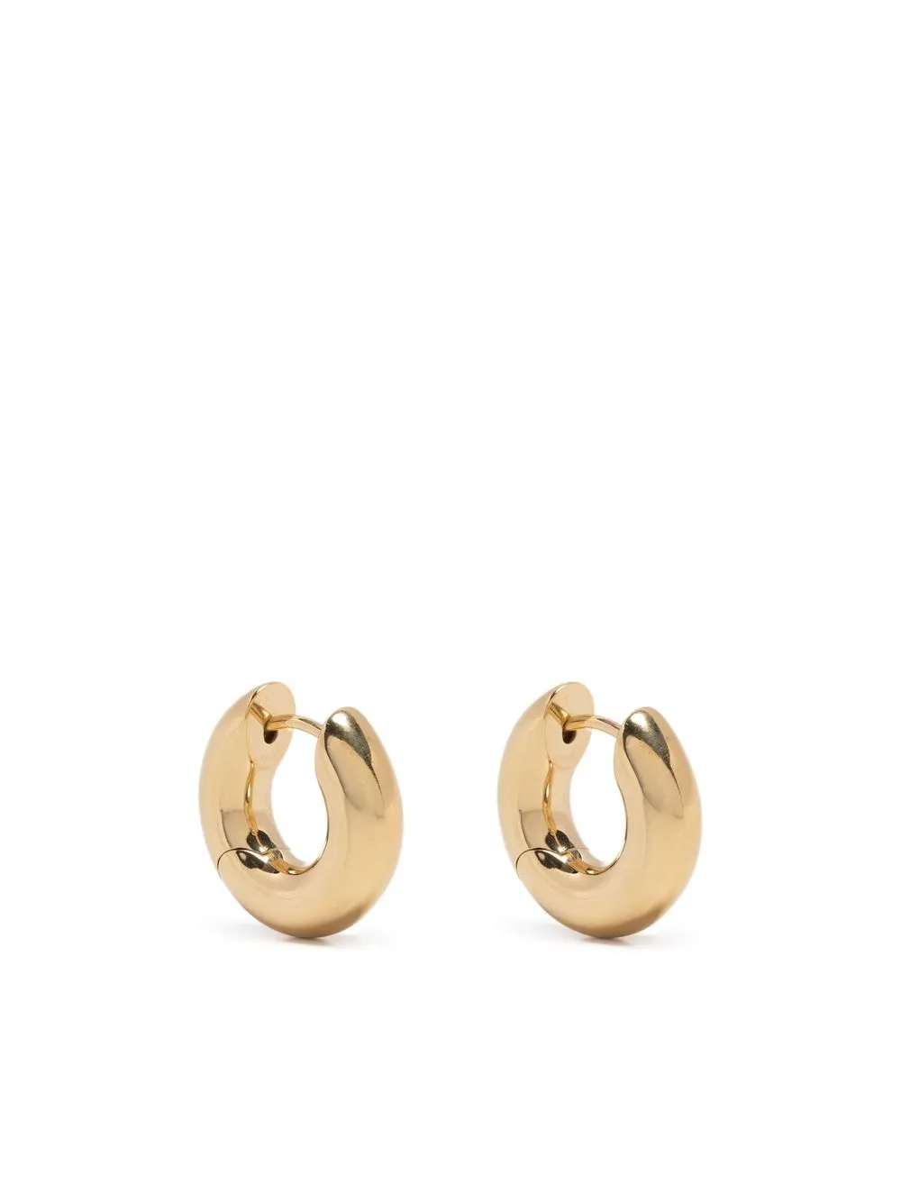 

NUMBERING chunky hoop earrings - Gold