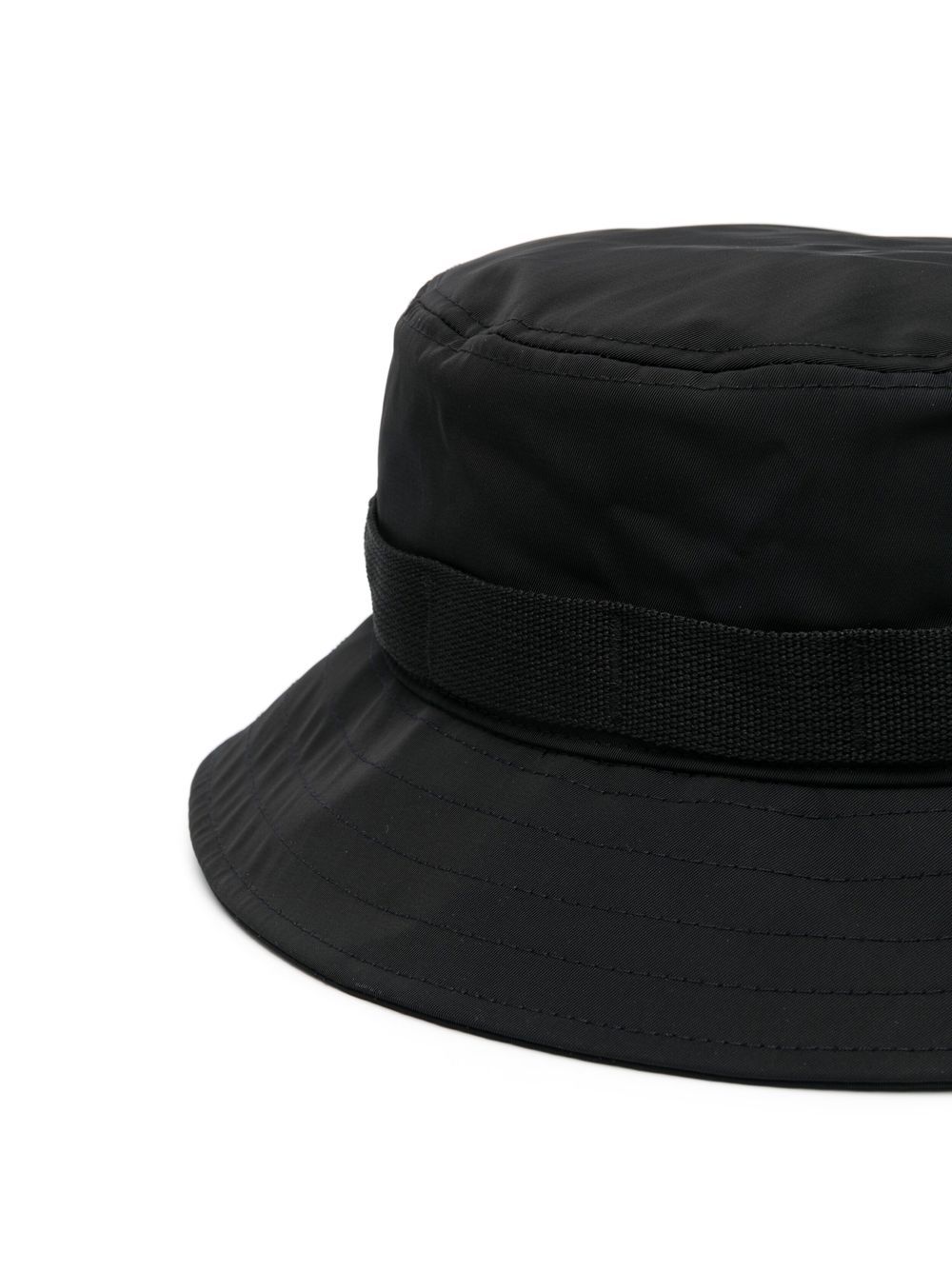 Shop Kenzo Side Logo-patch Detail Bucket Hat In Black