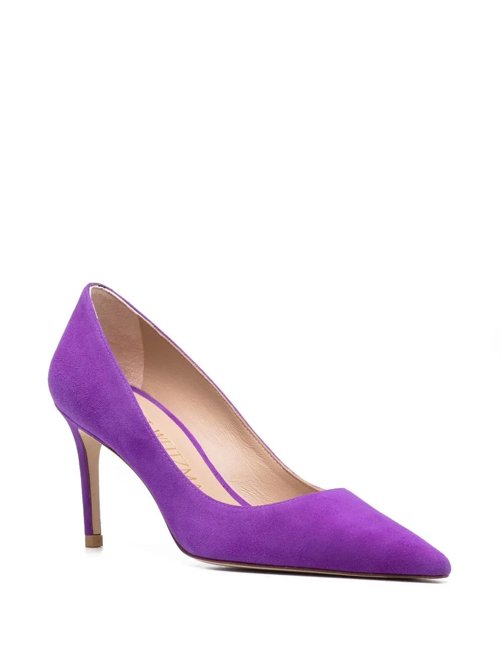 Stuart Weitzman Pumps met puntige neus - Paars