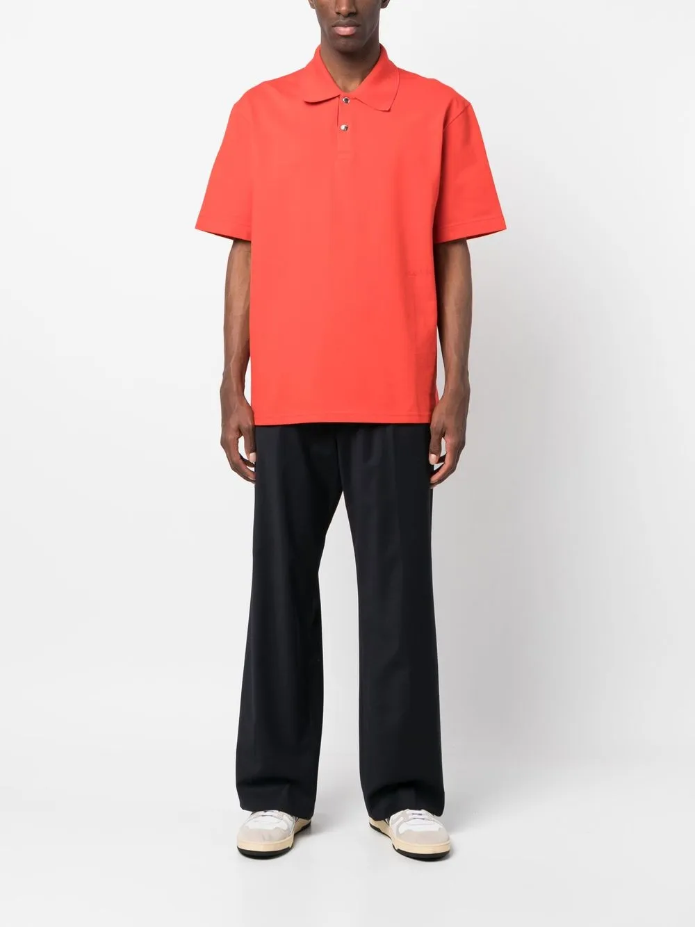 Lanvin Katoenen poloshirt - Rood
