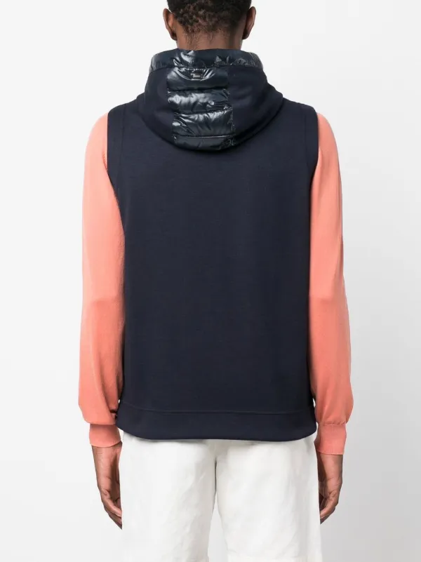 Herno Padded Hooded Gilet | Blue | FARFETCH ID