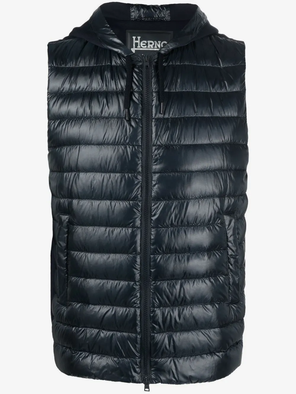 Herno padded hooded gilet | Blue | Image 1