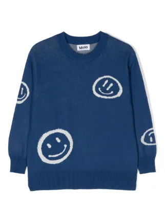 Molo Smiley Face Motif Sweatshirt - Farfetch