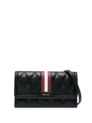 Bally キルティングレザー ショルダーバッグ | ブラック