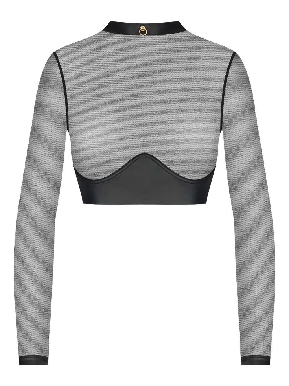 Maison Close Chambre Noire ロングスリーブ トップ - ブラック Maison Close Chambre Noire ロングスリーブ トップ - ブラック