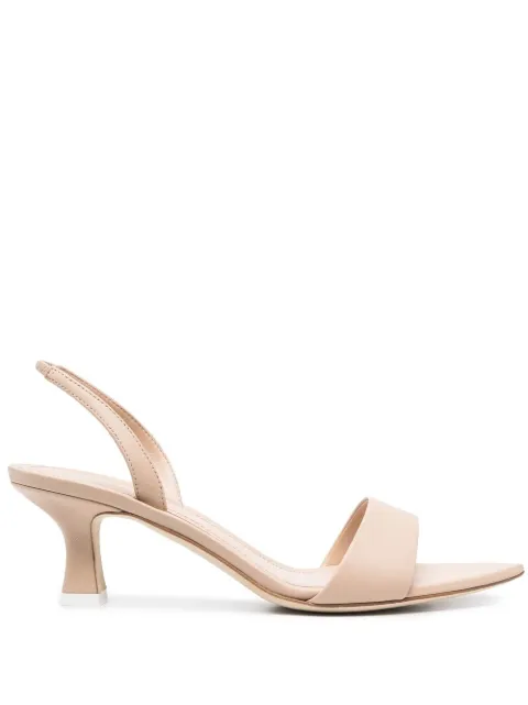3juin Niedrige Slingback-Sandalen