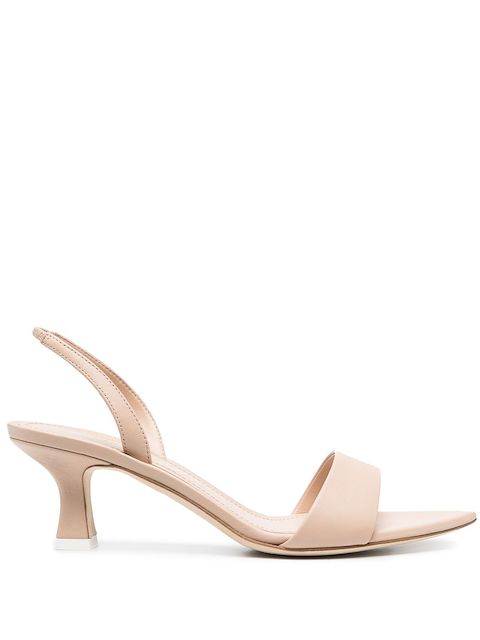 3juin Niedrige Slingback-Sandalen