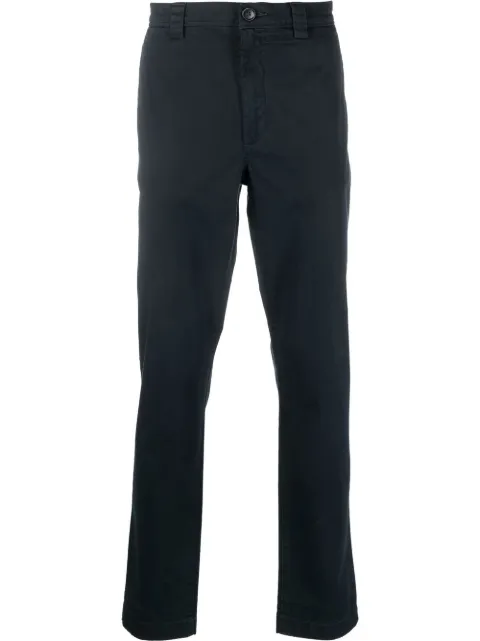 Woolrich cotton straight leg trousers