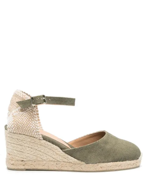Castañer Carol raffia-wedge espadrilles
