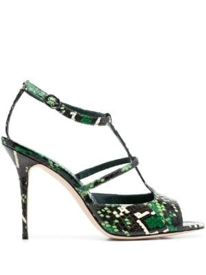 Manolo blahnik snakeskin sandals new arrivals